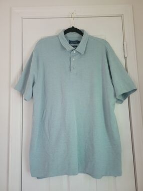 Cotton Blend Biltmore Men’s XL Polo Shirt Blue